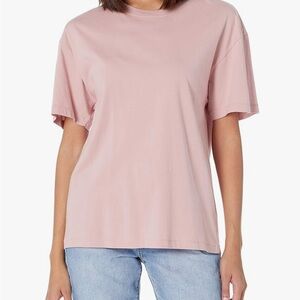 The Drop Women's Lydia Short-Sleeve Loose Drop-Shoulder Jersey T-Shirt
